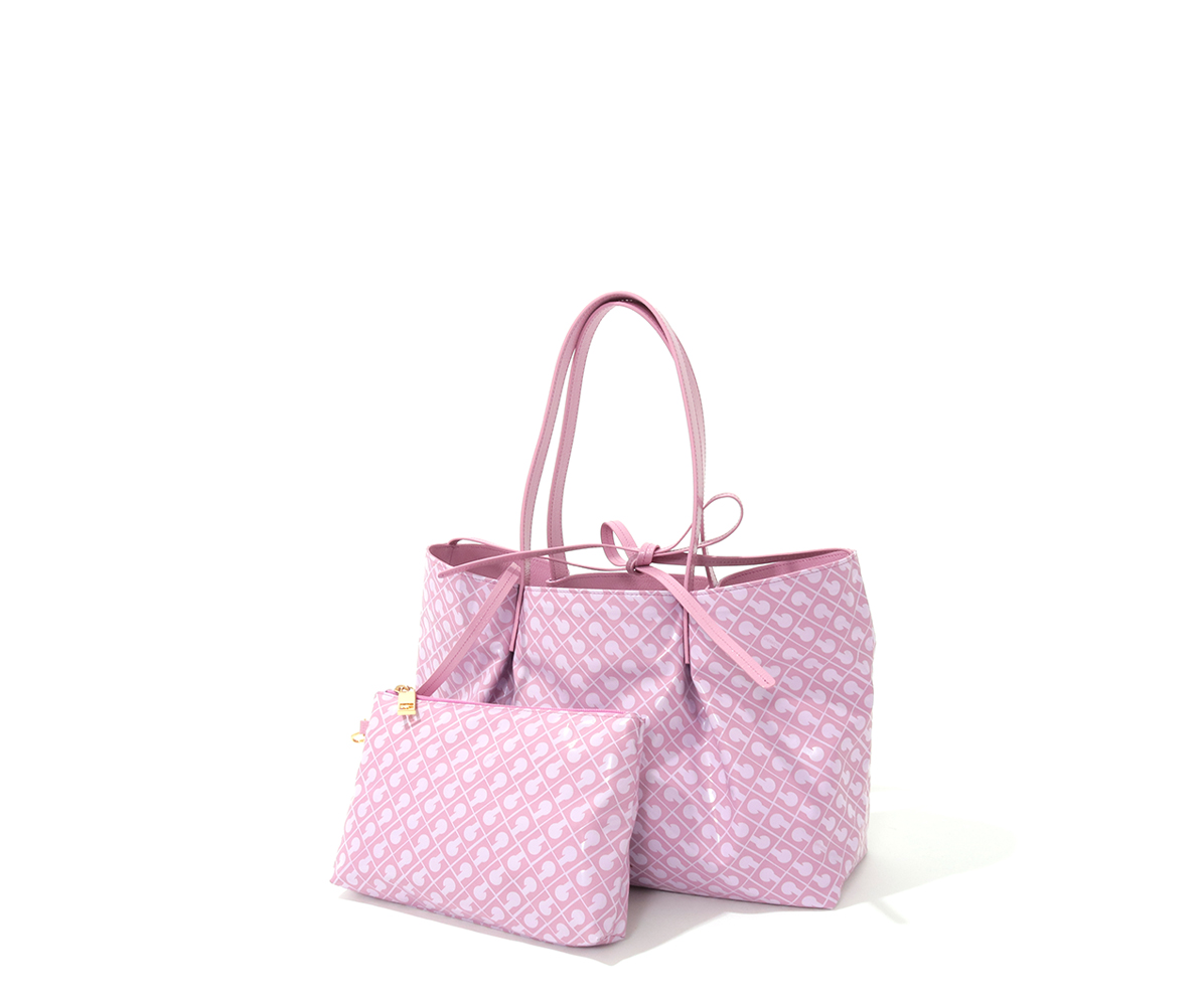 極美品✨GHERARDINI ピンク トートバッグ　ハンドバッグ　総柄 ソフティ トートバッグ｜GHERARDINI オンラインストア