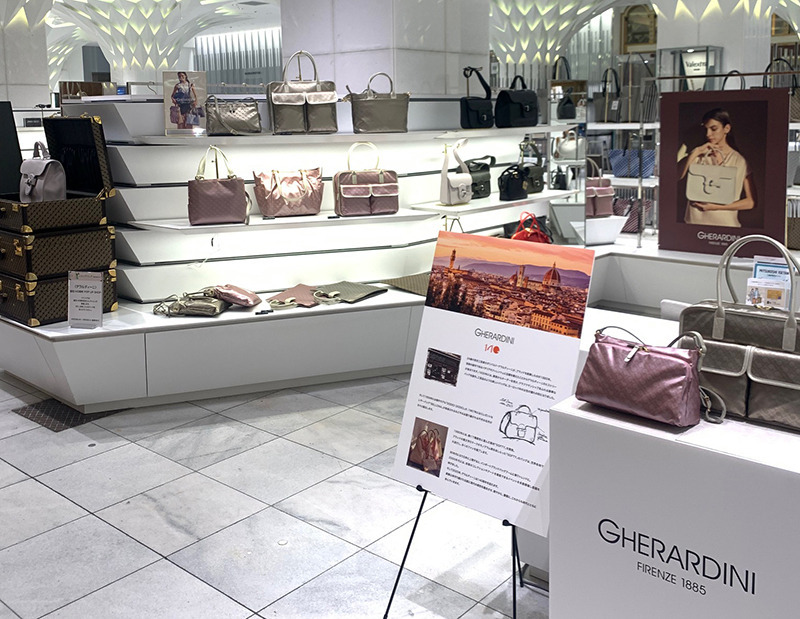 GHERARDINI140周年 POP UPイベント 日本橋三越本店